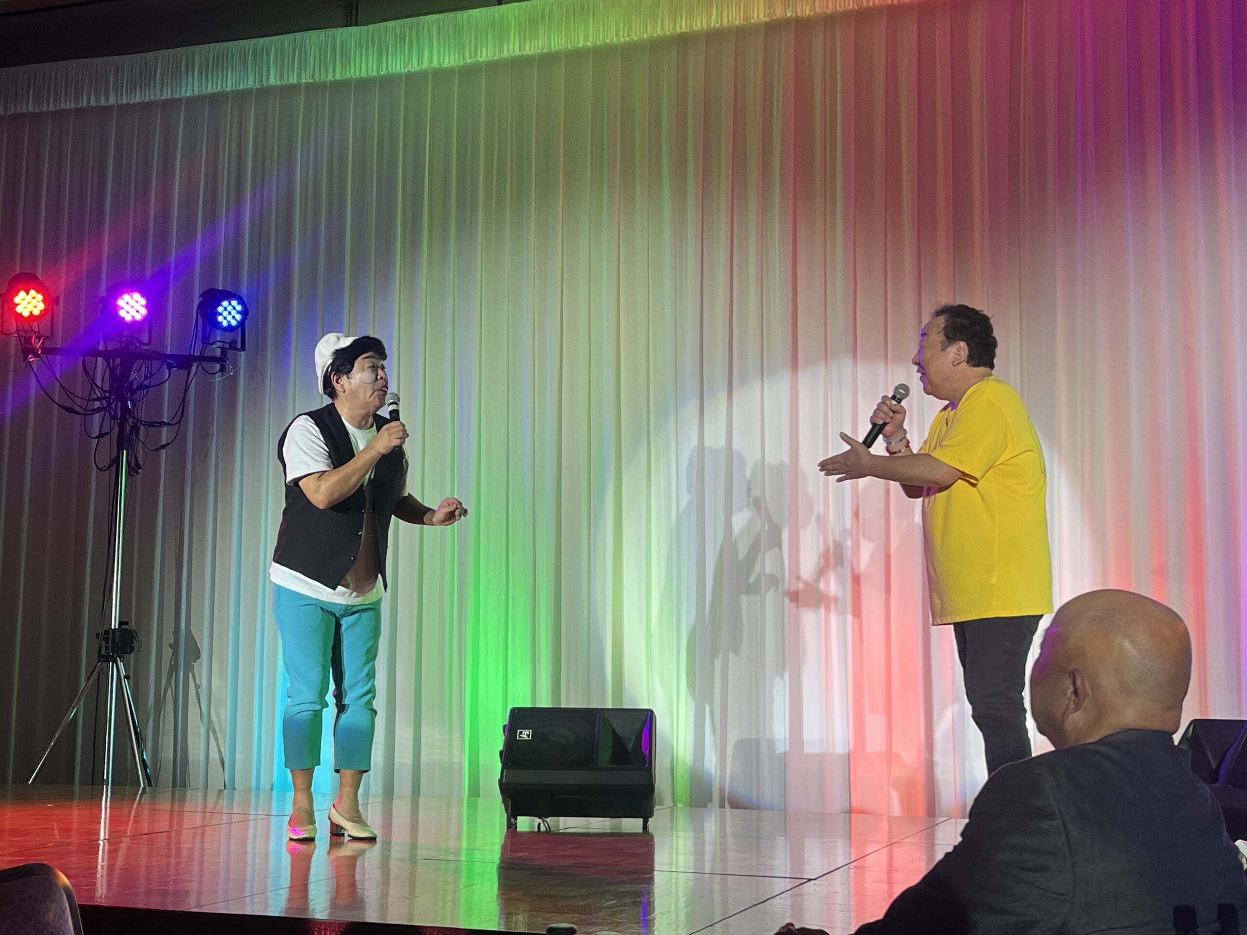 岡山すばるライオンズクラブ主催 ノブ＆フッキーチャリティライブの様子