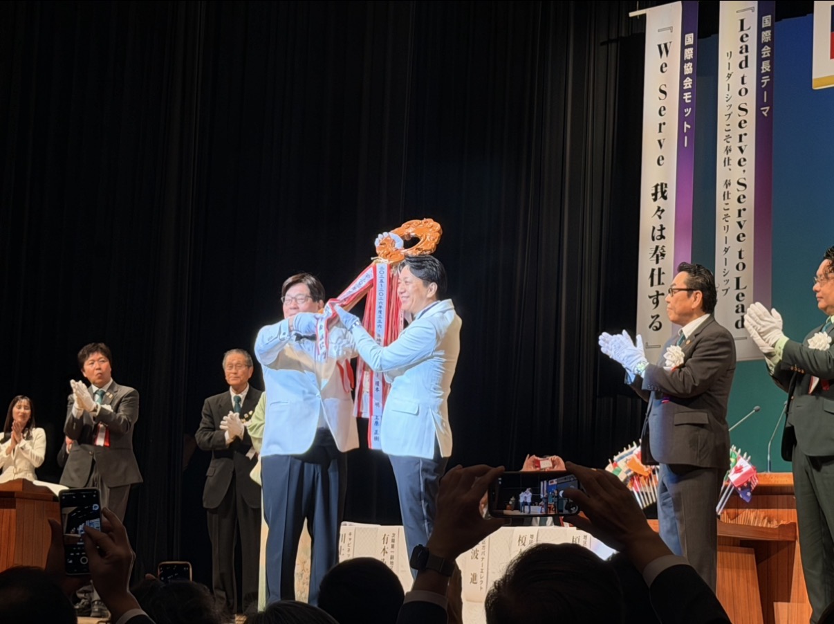 榎本現ガバナーと難波ガバナーエレクト