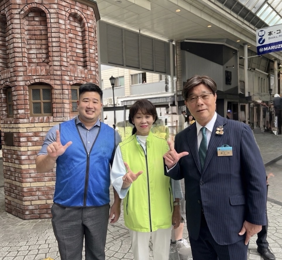 榎本ガバナー、岡山すばるLC・岡山西LCのメンバーの一部